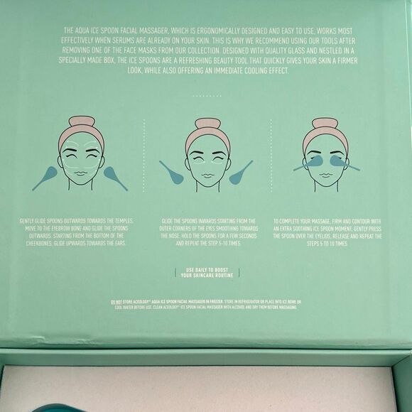 ACE OLOGY Aqua Ice Spoon Facial Massager #ACETIME - Picture 4 of 6
